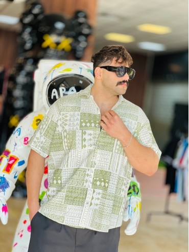 پیراهن آستین کوتاه جذاب کد 3399